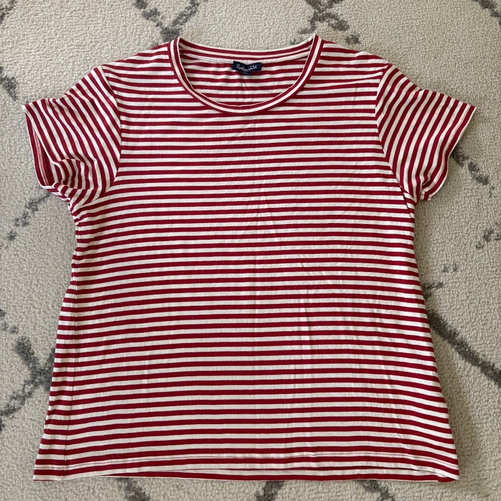 Red and White Striped Shirt- Splendid